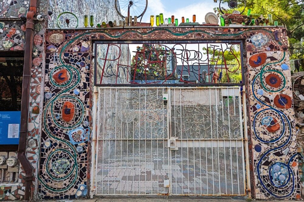 Travelers to Philadelphia can visit a number of great sites like the Magic Gardens on South Street