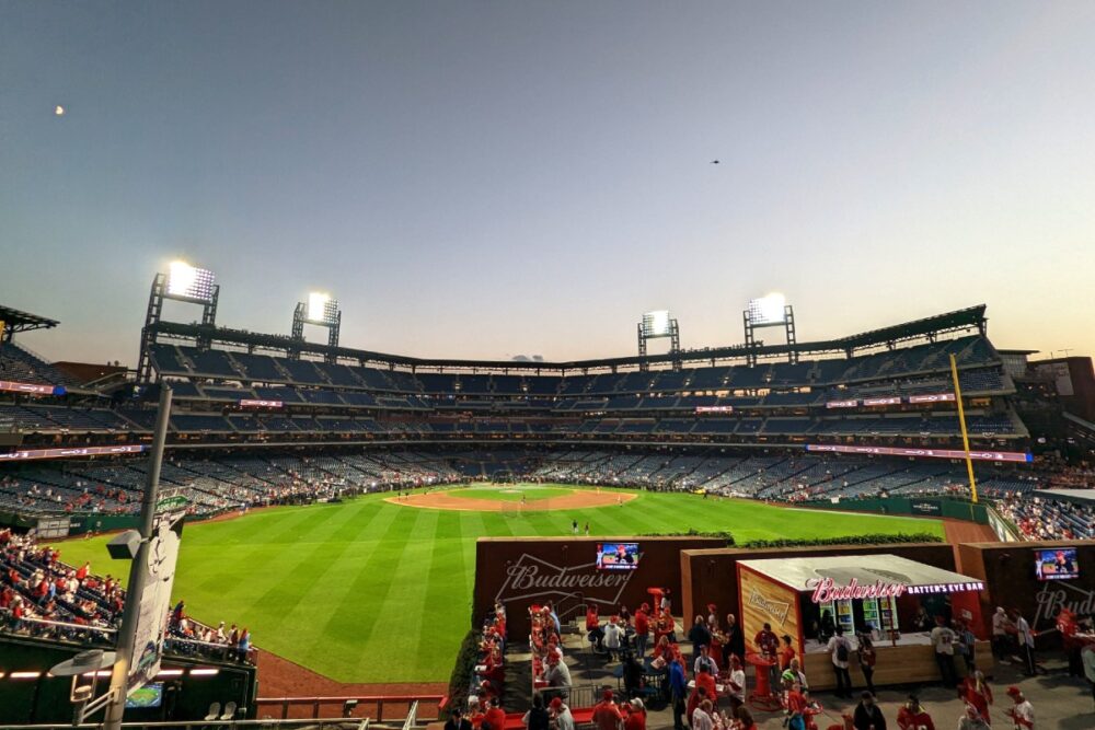 Travelers to Philadelphia can visit a number of great sites like Citizen Bank Park, home of the Phillies